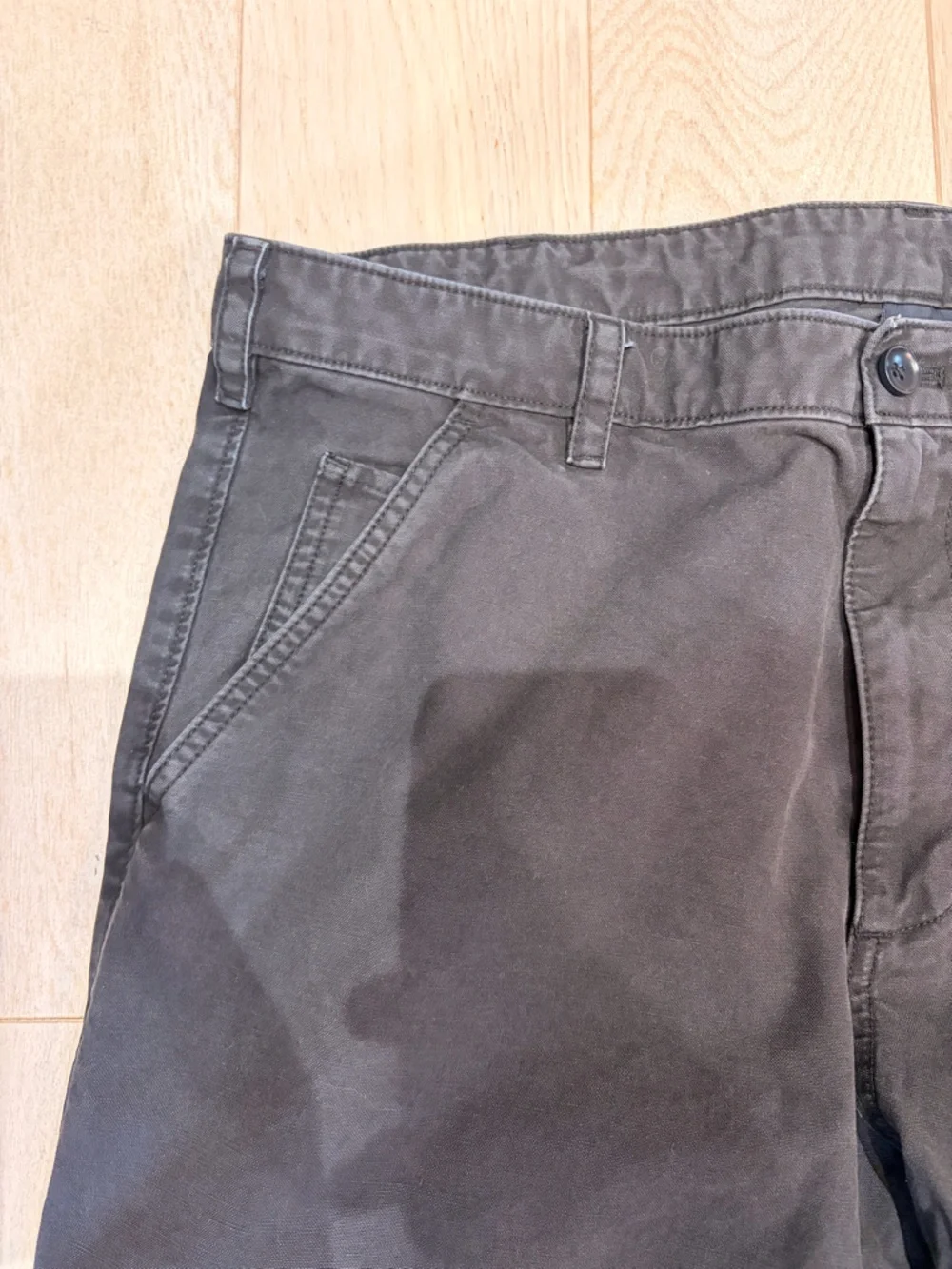 Gap Black Canvas Carpenter Pants Mens size 36/34 - Picture 5 of 5
